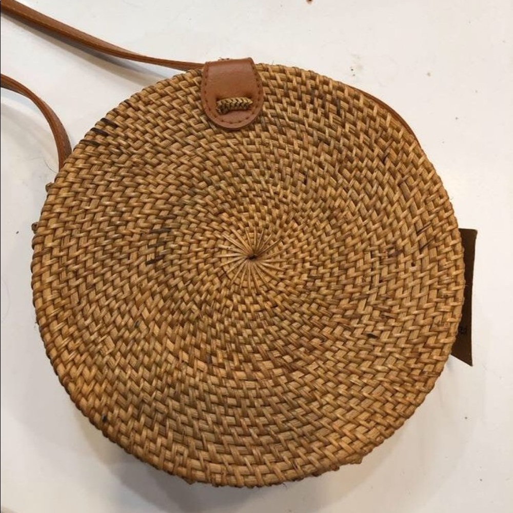 wicker purse